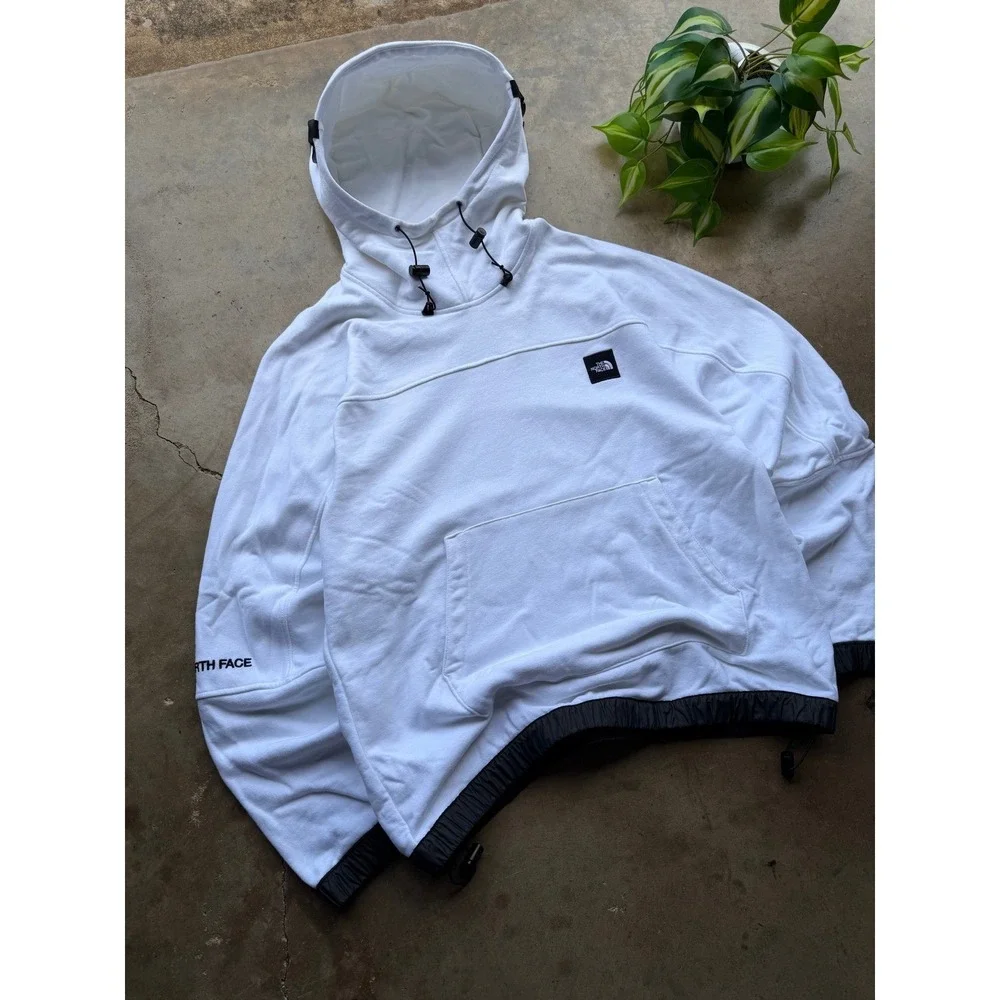The North Face Hoodie Steep Tech Light Large White Pullover Technical Drawstring
